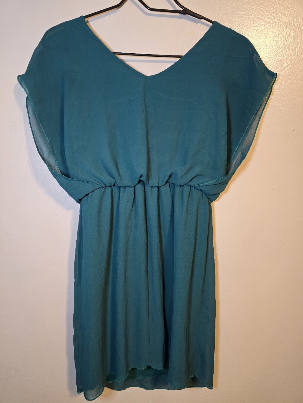 Sweet Storm Teal Dress - Picture 2 of 4
